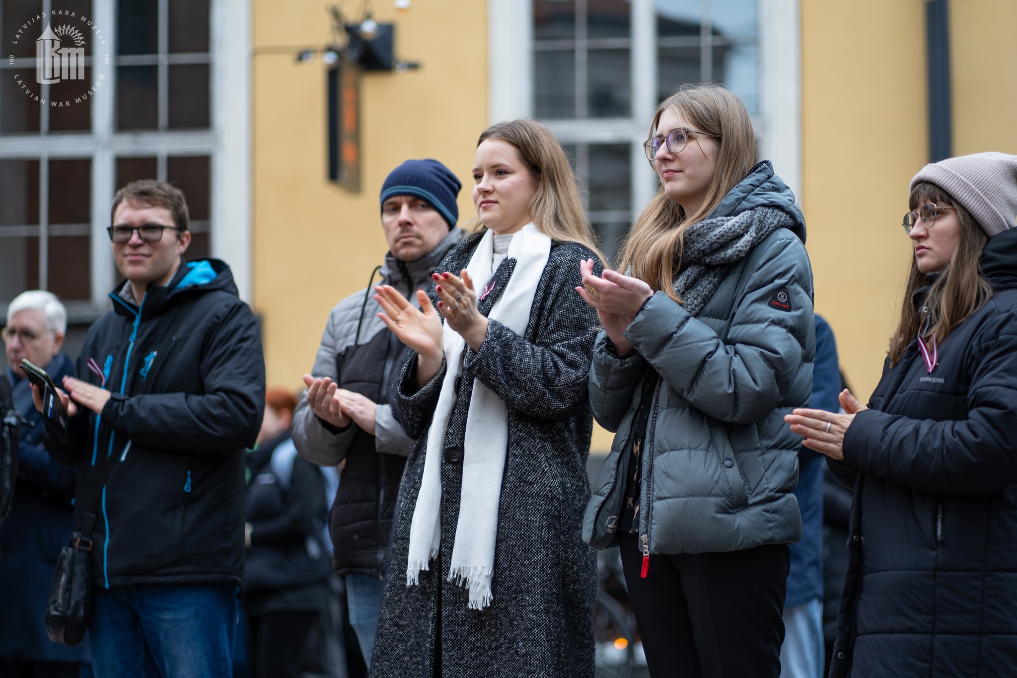 Brīvības cīnītāju piemiņas ugunskura iedegšana 2024. gada 8. novembrī 