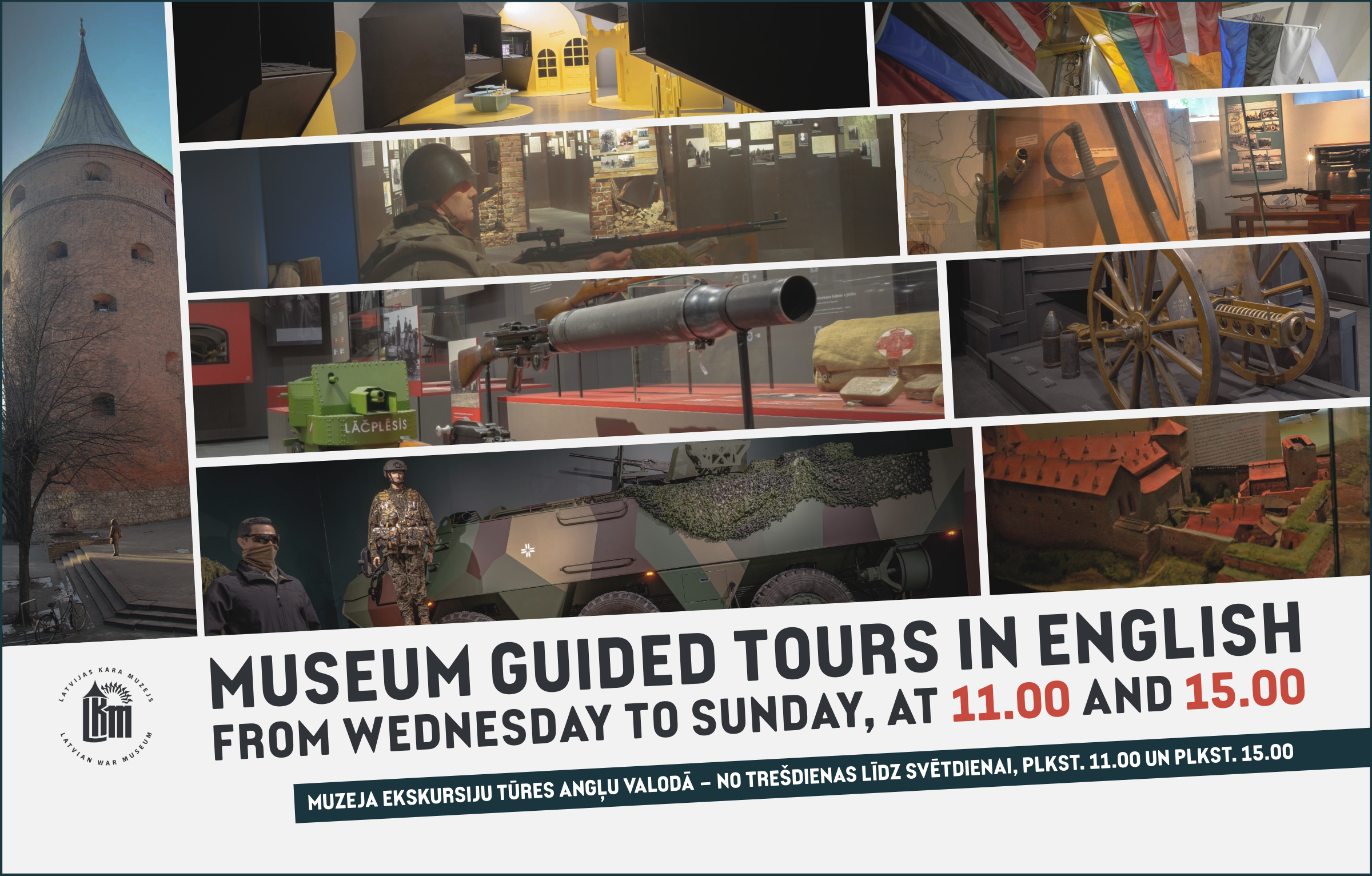 Museum Guided tour form wednesday to sunday